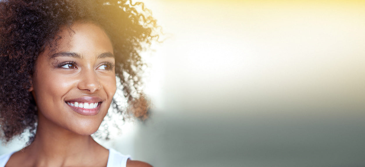 woman smiling