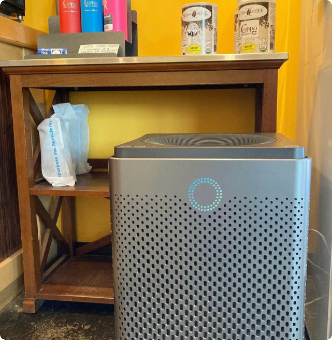 Airmega 300 in Coppa Ice Cream Store